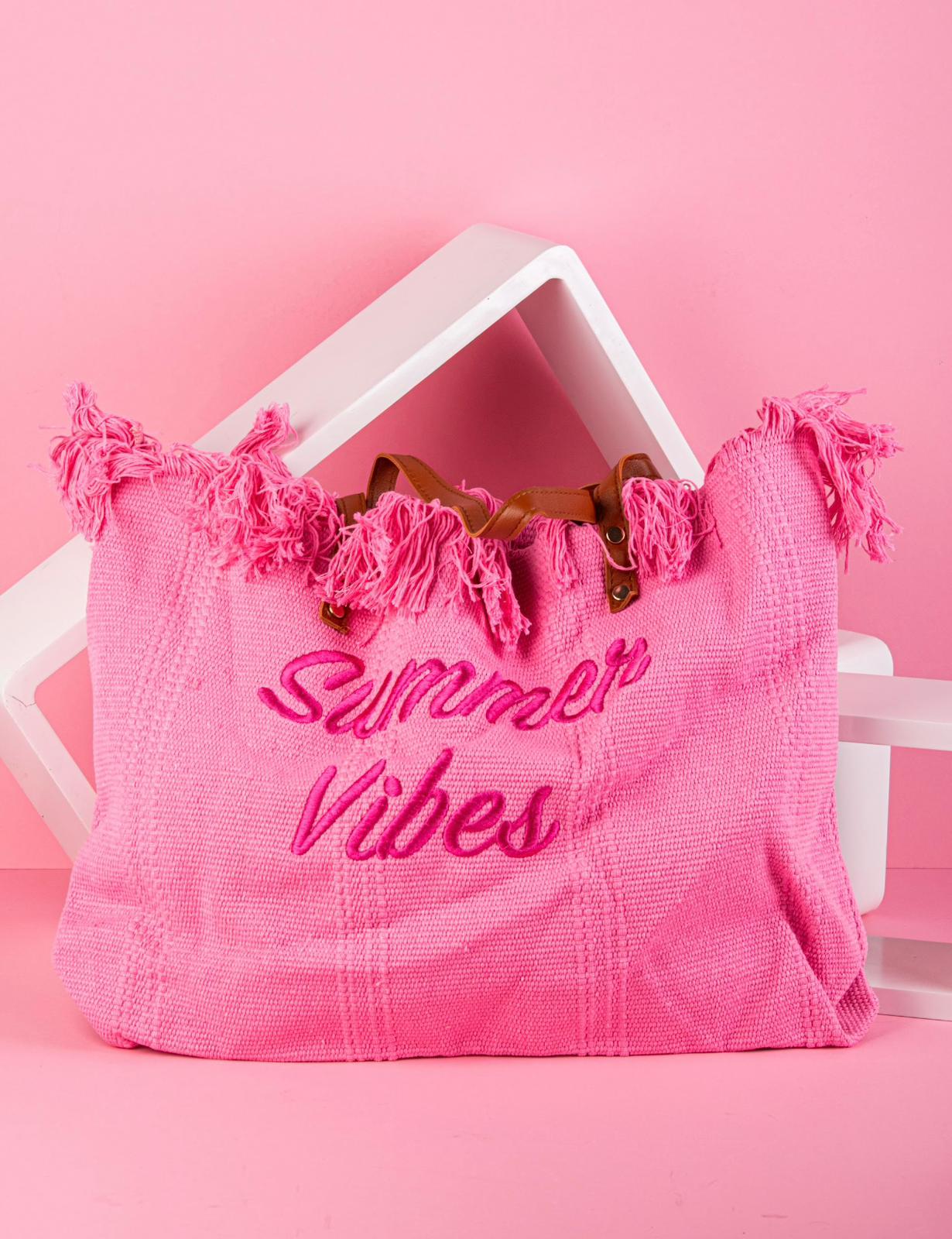 Pink summer bage